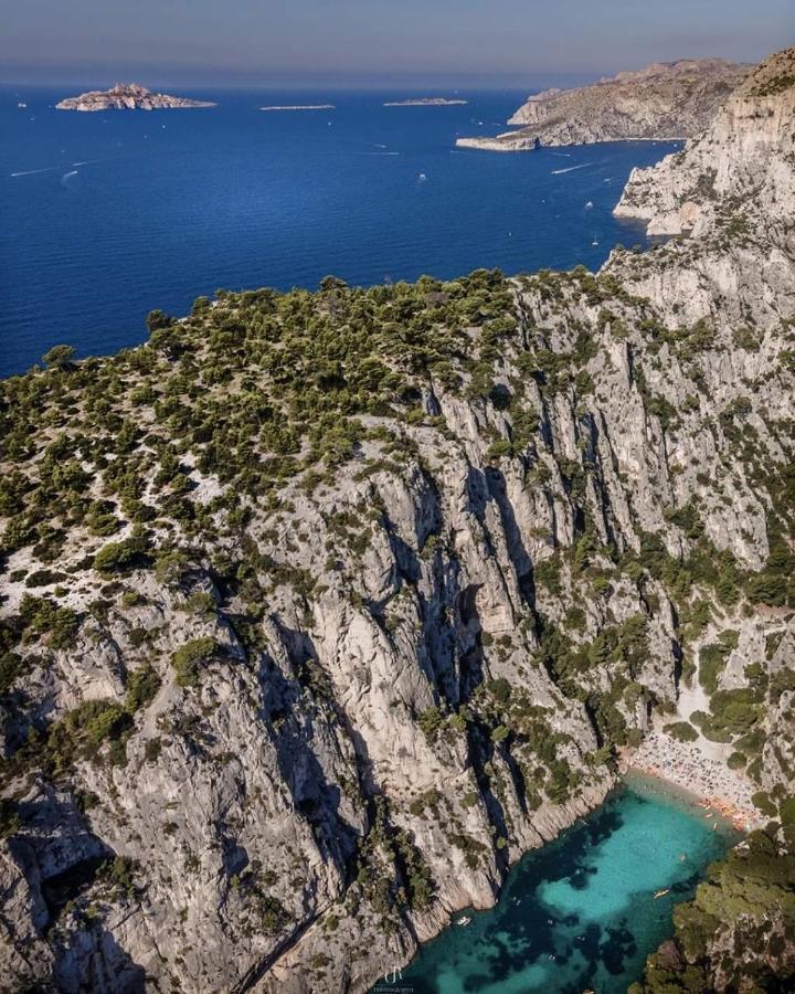 Mon Petit Paradis, Cassis Centre Apt 90 M2, 200 M Mer, Terr Plein Sud, Clim Park Prive Luaran gambar