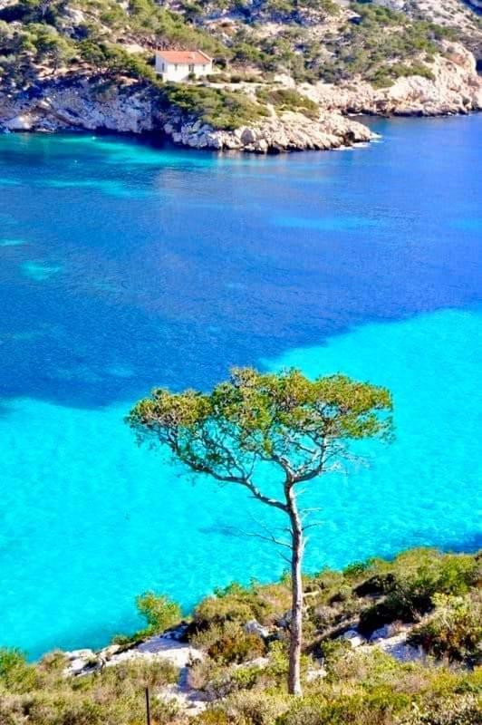 Mon Petit Paradis, Cassis Centre Apt 90 M2, 200 M Mer, Terr Plein Sud, Clim Park Prive Luaran gambar