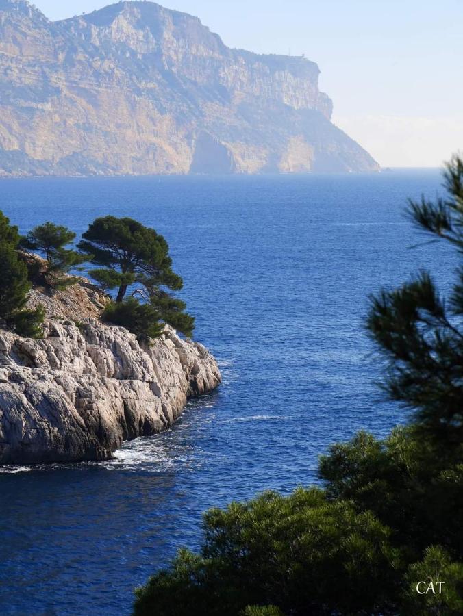 Mon Petit Paradis, Cassis Centre Apt 90 M2, 200 M Mer, Terr Plein Sud, Clim Park Prive Luaran gambar