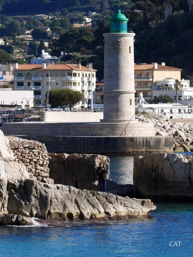 Mon Petit Paradis, Cassis Centre Apt 90 M2, 200 M Mer, Terr Plein Sud, Clim Park Prive Luaran gambar